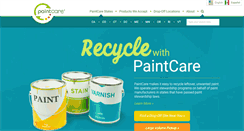 Desktop Screenshot of paintcare.org