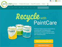 Tablet Screenshot of paintcare.org